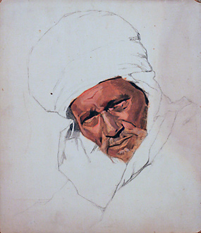 Portrait of Arab man