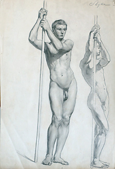 Study of a Male Figure, I